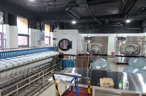 Hotel linen and textile washing equipment