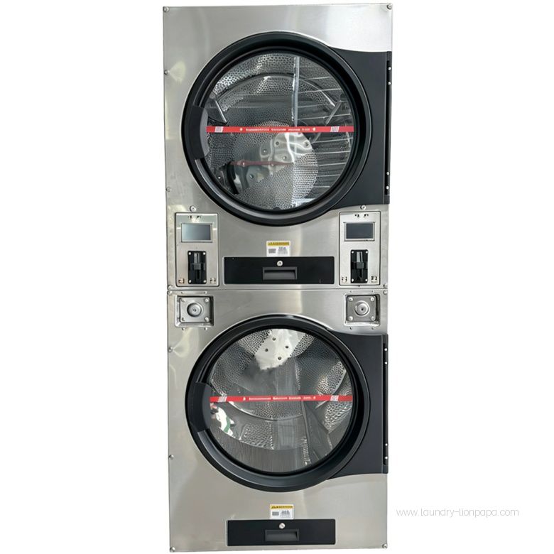 Coin-Operated Double Stack Dryer