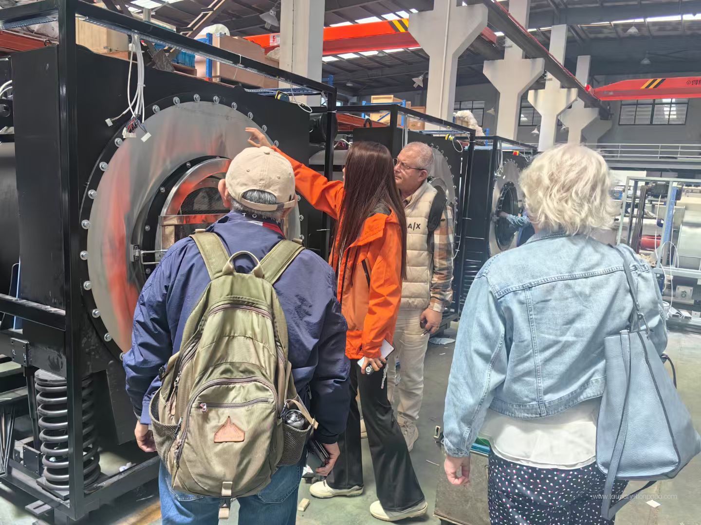 American Clients Visit Our Factory & Place Bulk Orders for Coin-Operated Laundry Equipment