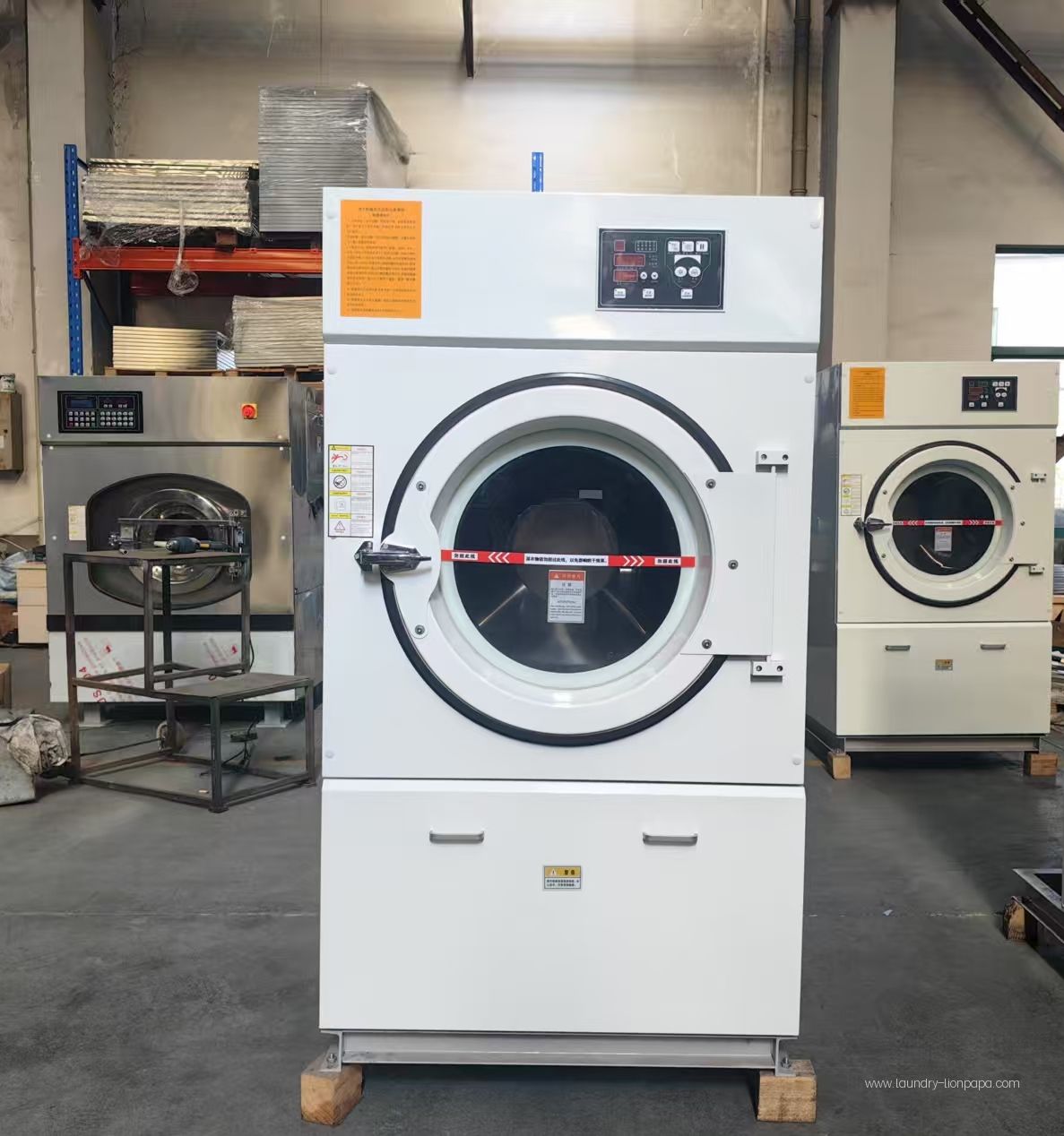 Small Capacity Industrial Washer Extractor & Compact Industrial Dryer for Commercial & Household Use, Multi-Scenario Laundry Equipment 