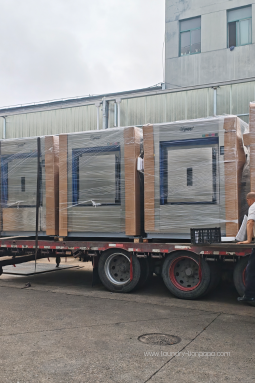 Industrial Washing Machine & Dryer Shipped to Guangdong Chain Laundry Store